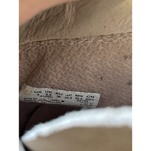 Timberlands Boots Womens 4 A1QVC LIGHT PINK WITH ROSE GOLD ACCENTS - Picture 7 of 7